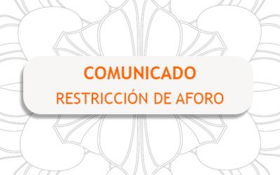 RESTRICCIÓN DE AFORO · RESERVA TU PLAZA · CONSULTA NUEVOS HORARIOS