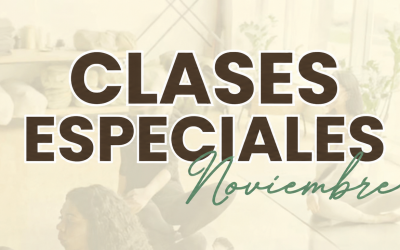 CLASES ESPECIALES DE LOS VIERNES EN NOVIEMBRE.